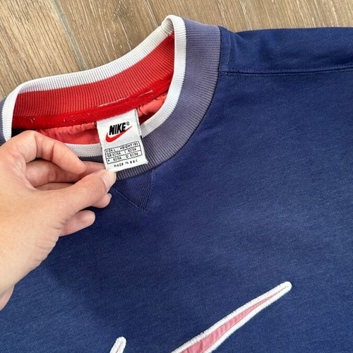 Nike vintage 90s blue crewneck sweatshirt size L used