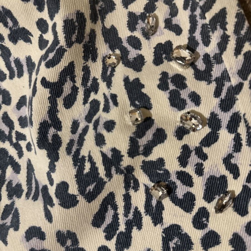 Juicy Couture Leopard Pants like new with transparent stones, size S