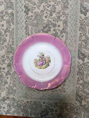 Decorative plate used with stand, 25 cm diameter