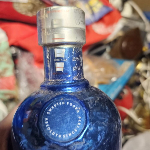 Absolut vodka collectible bottle used