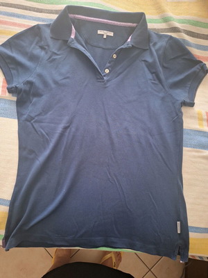 Oxford Company γυναικεία polo μπλούζα σε σκούρο μπλε, μέγεθος L