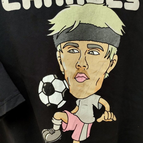 Justin Bieber oversized t-shirt H&M like new, black, size M