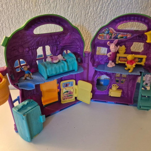 Vintage Winnie the Pooh Mattel 100 Acre Wood playset bundle