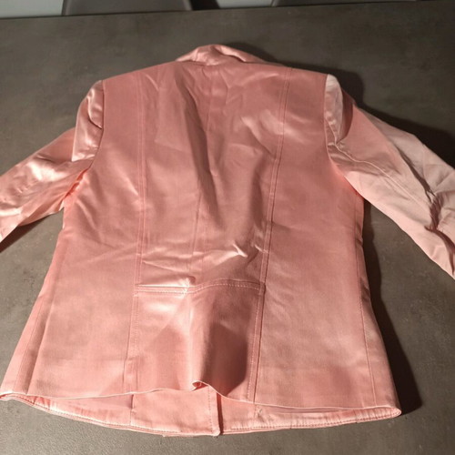 Satin pink jacket like new, size S