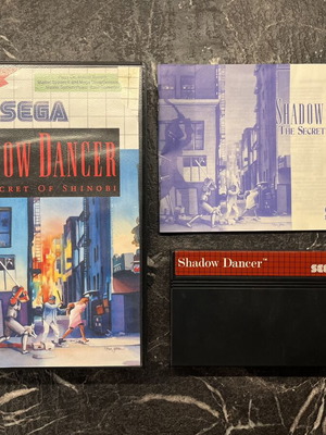 Shadow Dancer The Secret of Shinobi Sega Master System game used, complete with manual