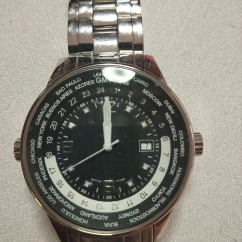 Swiss Military World Timer GMT men's watch by Chrono