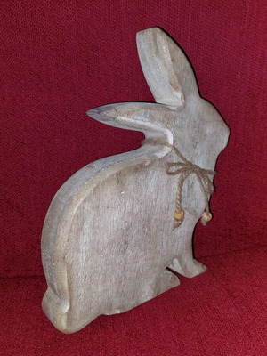 Wooden rabbit/hare new in modern design