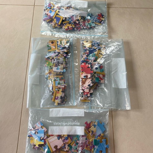 Disney Princess 4 in 1 Trefl Puzzle used