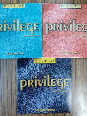 Best Of Privilege CD used, party restaurant volumes one, two, three