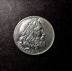  Ελληνικό ασημένιο νόμισμα 20 δραχμές, Ποσειδώνας, 1930.