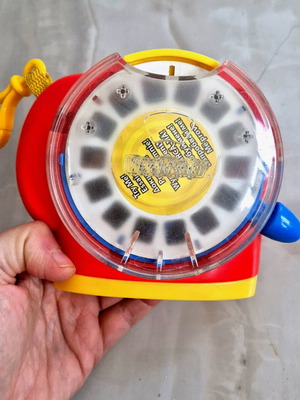 View Master Mattel 2002 μεταχειρισμένο με φιλμάκι παιδικές εικόνες