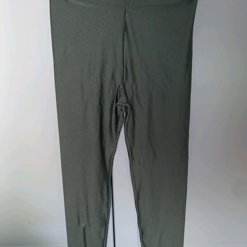Leggings Luigi like new, turquoise and green khaki, one size, 2 pieces