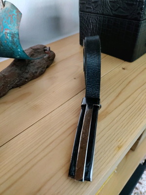 Toi&Moi leather belt used, size 100 cm