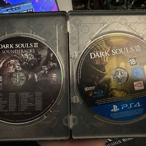 Dark Souls III Steelbook game and soundtrack like new for PlayStation 4