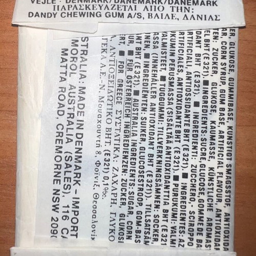 Dandy tattoo pack like new with wrappers and five tattoos from 1980s Greece