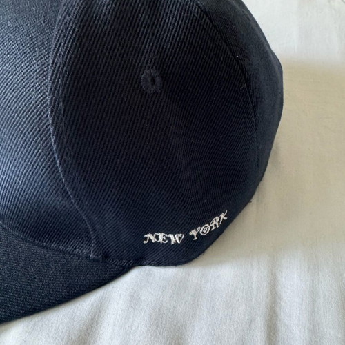 New York hat new, dark blue, size L
