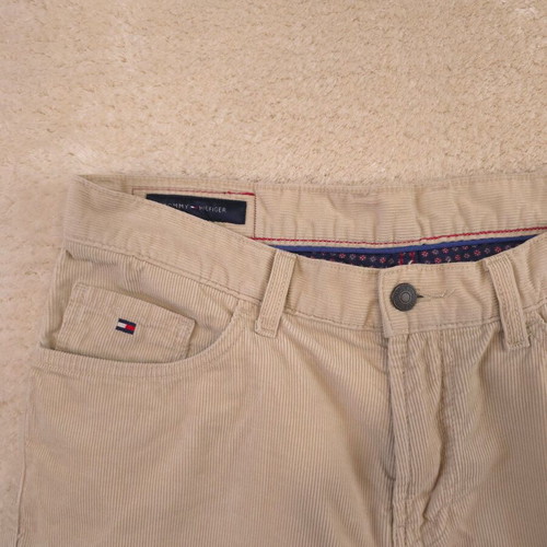 Tommy Hilfiger Mercer Straight Fit corduroy pants, beige