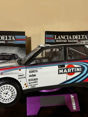 Lancia Delta Martini Racing 1/8 complete with instructions and documents