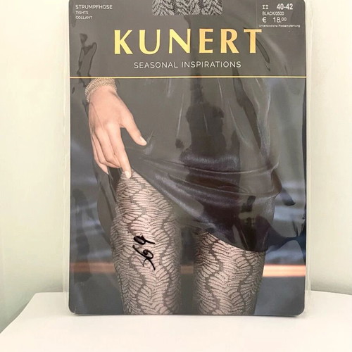 Tights pack of 4 unused medium German quality, 3 black 1 burgundy