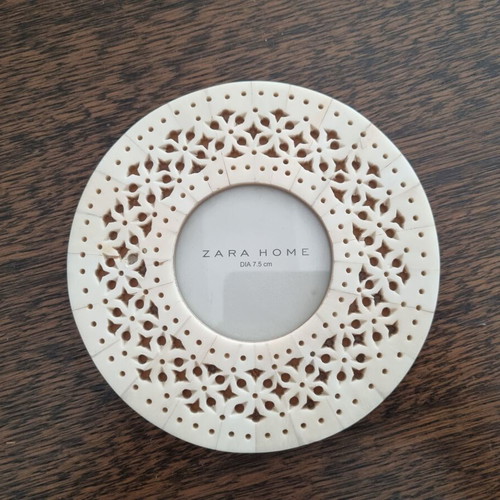 Round Photo Frame Zara Home new, 7.5 cm diameter