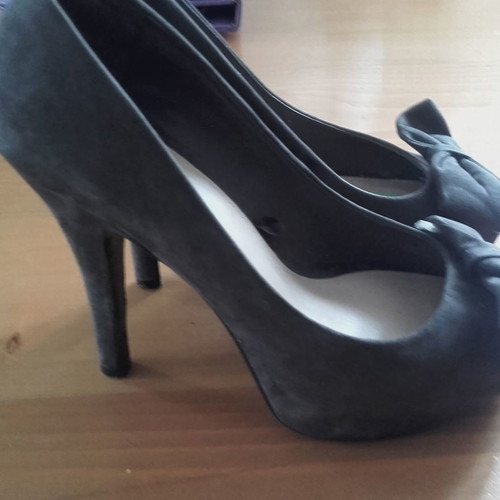 Zara gray pumps size 38 almost unused excellent condition