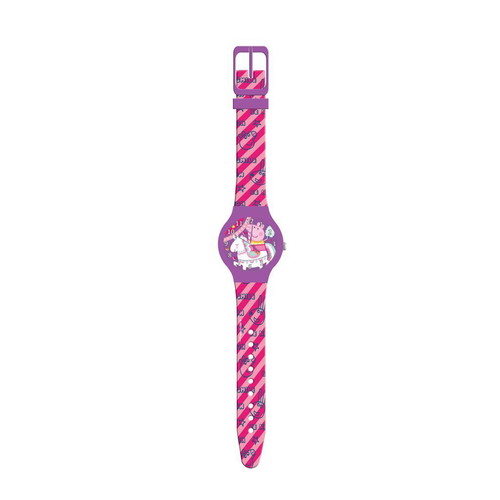 Peppa Pig analog wristwatch in plastic box new, pink