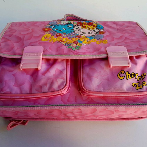 Cherry Love school bag 80s decade new, square, large size