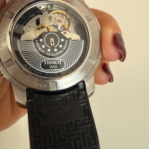 Tissot Couturier Automatic watch used, black