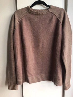 NewMan men's sweater used 100% wool brown XL