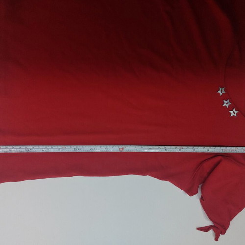 Women's summer short-sleeve blouse red, like new, size M