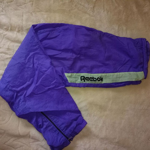 Reebok Purple 90s Vintage Track Pants like new, size L