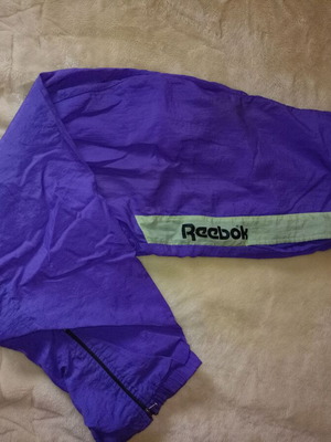 Reebok Purple 90s Vintage Track Pants like new, size L