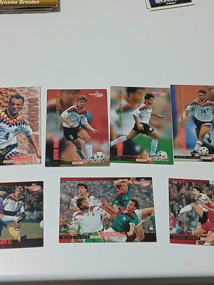 Panini German Football Cards 1994/1995/1996 used, authentic