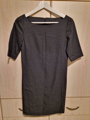 Sisley dark gray dress with short sleeves used, size XS