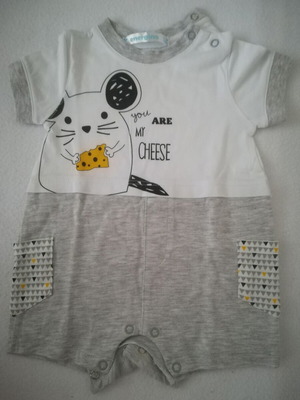 Energino baby romper like new, short sleeve 3-6 months, 62cm
