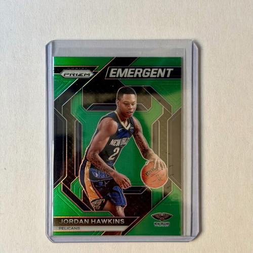 Κάρτα Jordan Hawkins Rookie Emergent Green Prizm 2023-24 καινούργια