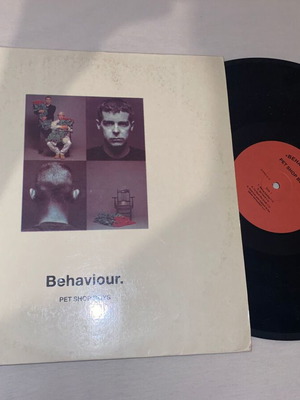 Pet Shop Boys Behaviour rare Russian bootleg LP like new, electronic