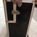 Organizing suitcase wheeled used
