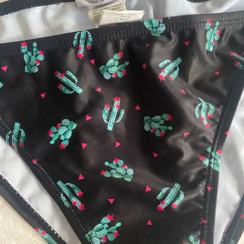 Ovs bikini new with cactus design, strapless
