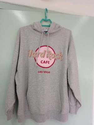Φούτερ Hard Rock Cafe Las Vegas Stradivarius γκρι μέγεθος M σαν καινούργιο