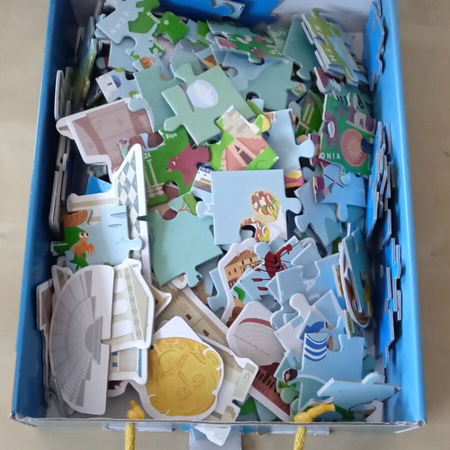 Puzzle Learn Everything About Greece 216 Pieces used