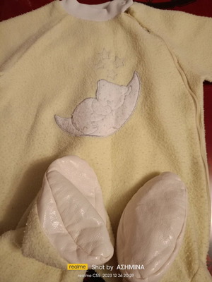 Baby bodysuit like new with zipper 68cm