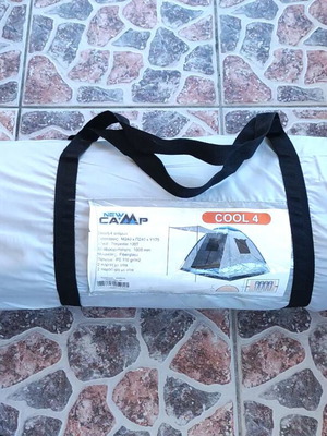Newcamp Cool 4 Tent for 4 People 240x240x175cm new
