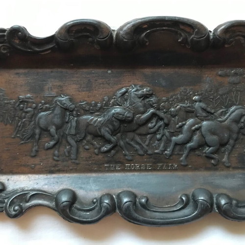 Metal reproduction of Rosa Bonheur's The Horse Fair used, 19th century