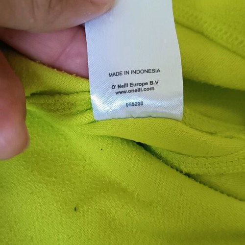 O'Neill fleece like new, size L, yellow