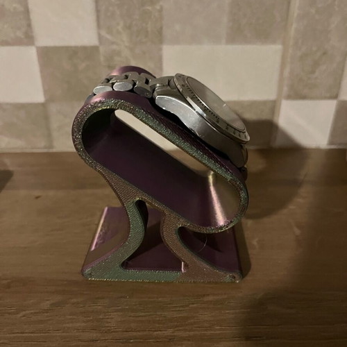 Watch stand new 3D printed PLA multicolor