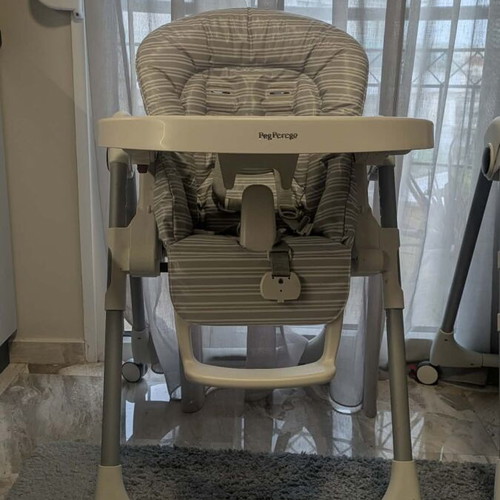 Peg Perego highchair foldable with adjustable height like new