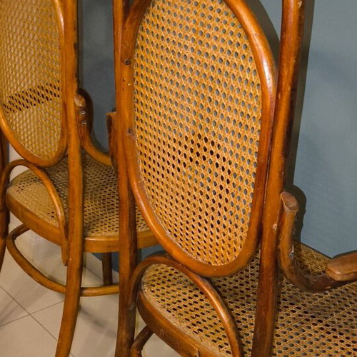 Viennese Thonet style chairs used, set of 2