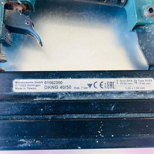 Metabo DKNG 40/50 pneumatic nailer and stapler used