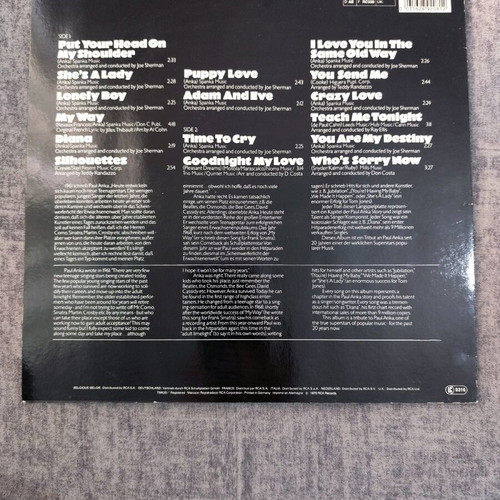 Paul Anka 16 Super Hits vinyl used